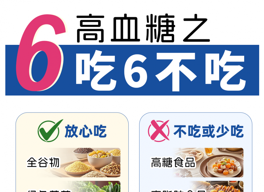 每天血糖平穩需要注意這6吃6不吃的食物